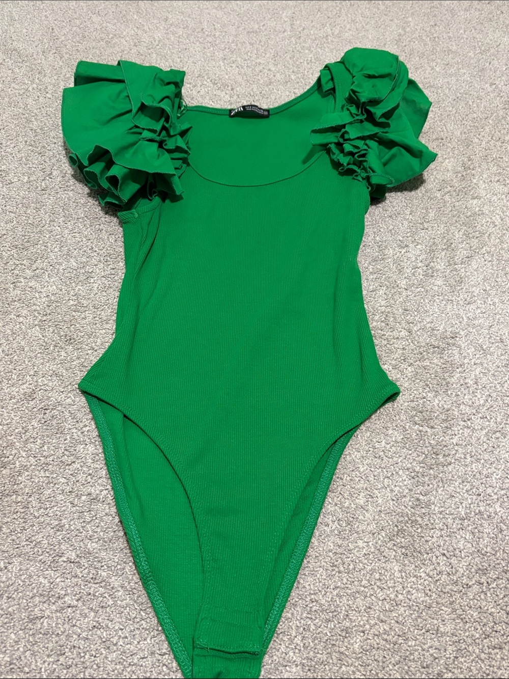 Zara Ruffled Bodysuit
